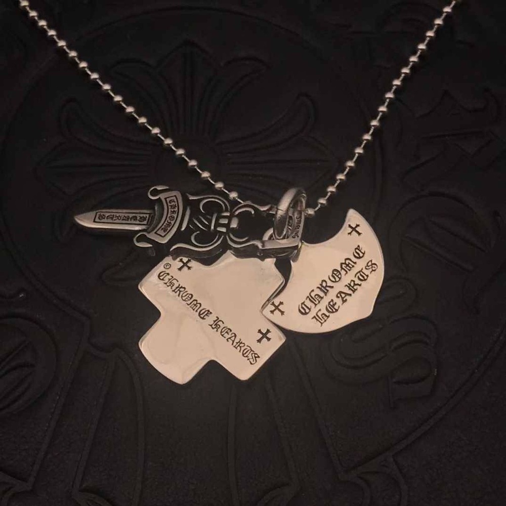 Chrome Hearts Sword Necklace S925 Silver - Picture 3 of 10